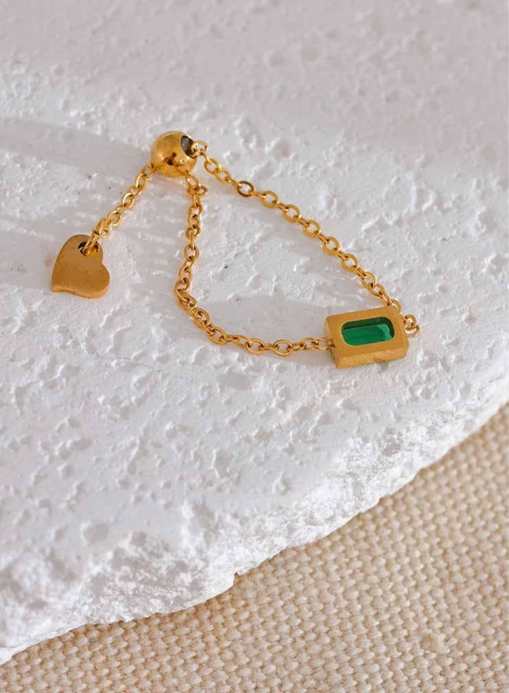 HER Emerald Intention Ring