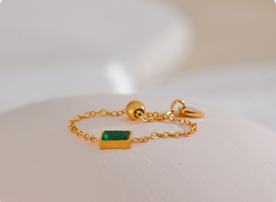 HER Emerald Intention Ring