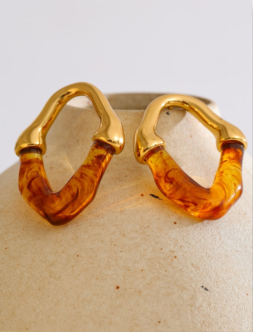HER Amber Aura Earrings