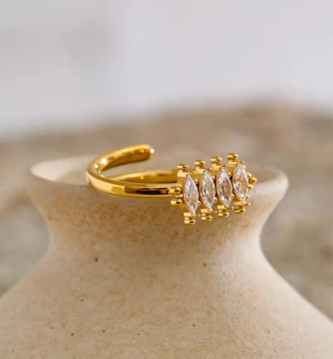 HER Crowned Glow Ring