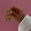 The HER Statement Heart Earrings