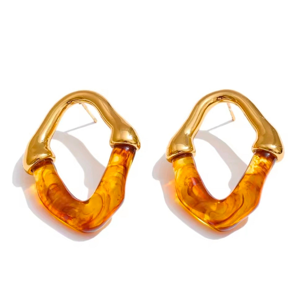 HER Amber Aura Earrings
